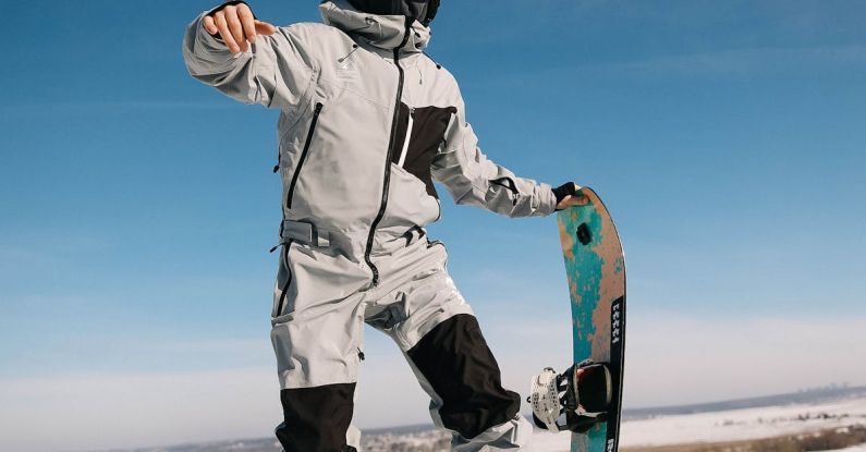 Winter Sport - Man with Snowboard